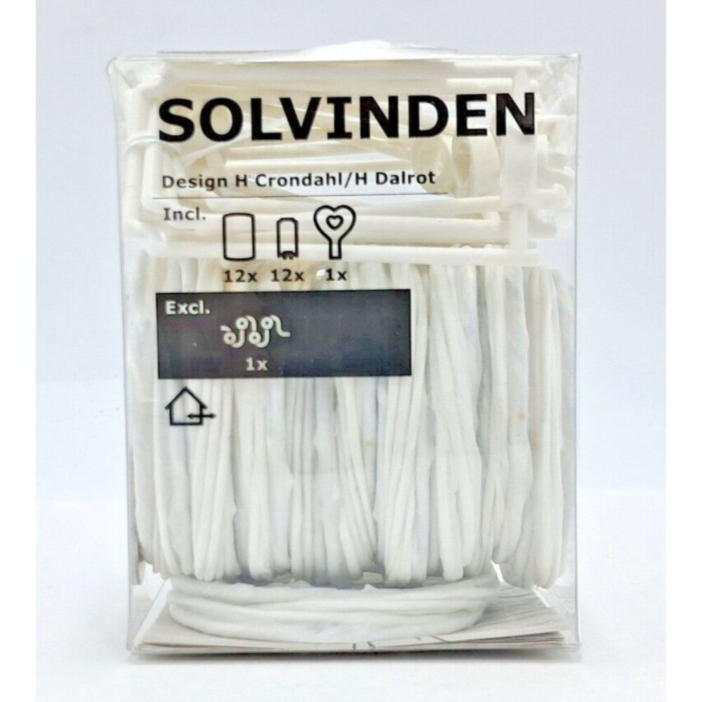 Solvinden IKEA 12 Mini Paper Shades for LED String Lamps not included 903-831-98